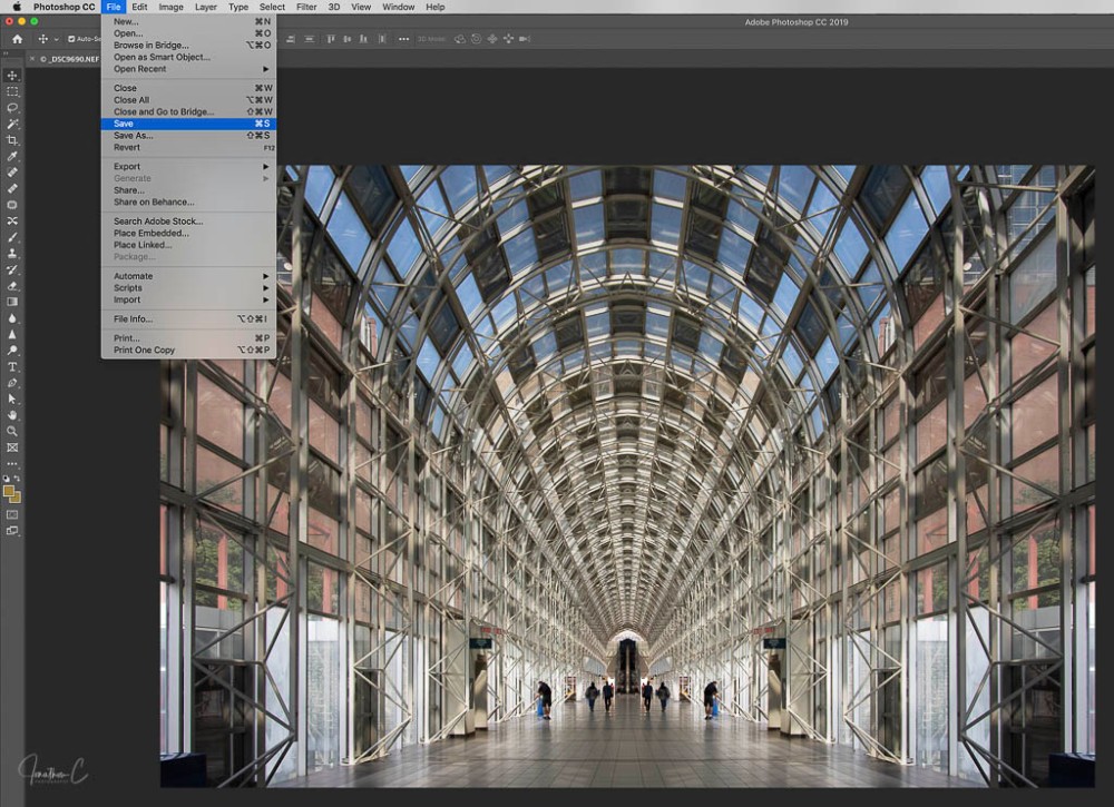 Step 10 - Save and Export to Lightroom-3